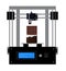3D FDM printer prints chocolate
