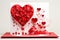 3d festive valentine day greeting card