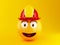 3d Fireman emoji with helment