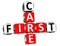 3D First Aid Care Crossword Block Button text