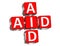 3D First Aid Crossword Block Button text