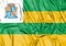 3D Flag of Aracaju, Brazil.