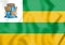 3D Flag of Aracaju, Brazil.