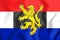 3D Flag of Benelux.