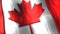 3D flag, Canada, waving