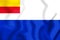 3D Flag of Duiven Gelderland, Netherlands.