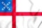 3D Flag of Episcopal Church United States.