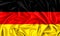 3d flag of Germany waving