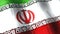 3D flag, Iran, waving