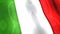 3D flag, Italy, waving.