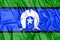 3D Flag of Torres Strait Islanders.