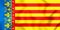 3D Flag of Valencian Community, Spain.