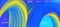 3d Fluid Bright Vector Background. Landing Page, Yellow, Blue Background. Funky