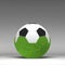 3d Football, Soccer Ball. on background