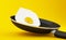 3d Frying pan with egg