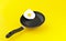 3d Frying pan with egg