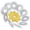 3D gears of success in business