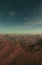 3d generated empty landscape: Misty mountains