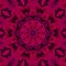 3d generated mandala ornament pattern background.