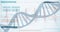 3D genes diagram on white background