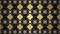 3d geometric gold silver fractal pattern