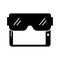 3d glasses  Flat inside vector icon which can easily modify or edit