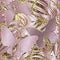 3d glittery butterflies seamless pattern. Abstract textured rose gold background. Repeat striped backdrop. Floral jewelry shiny