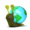3d Globe snail