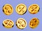 3d glossy percent coins. 6 directions of shiny coins. special discount coin.