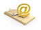 3d Gold email address on mousetrap