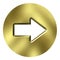 3D Golden Arrow Button