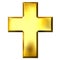 3D Golden Cross