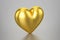 3D Golden Heart