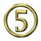 3D Golden Number 5