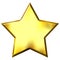 3D Golden Star