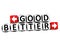 3D Good Better Button Click Here Block Text