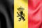 3D Government Ensign of Belgium.