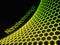 3D green fluorescent graphene structure