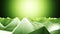 3D Green Low Poly Mountains Lateral Scroll Loopable Background