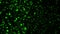 3D Green Particles Rings VJ Loop Motion Intro Background