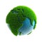 3D green planet Africa