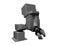 3D Grey Mechanical arm
