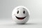 3D grin emoji in a white setting