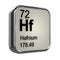 3d Hafnium element