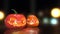 3D Halloween pumpkins animation.