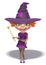 3d Halloween witch redhat