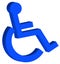 3d handicap symbol