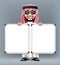 3D Handsome Saudi Arab Man in Traditional Dress