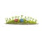 3D Happy Easter mini island