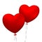 3D heart baloons...